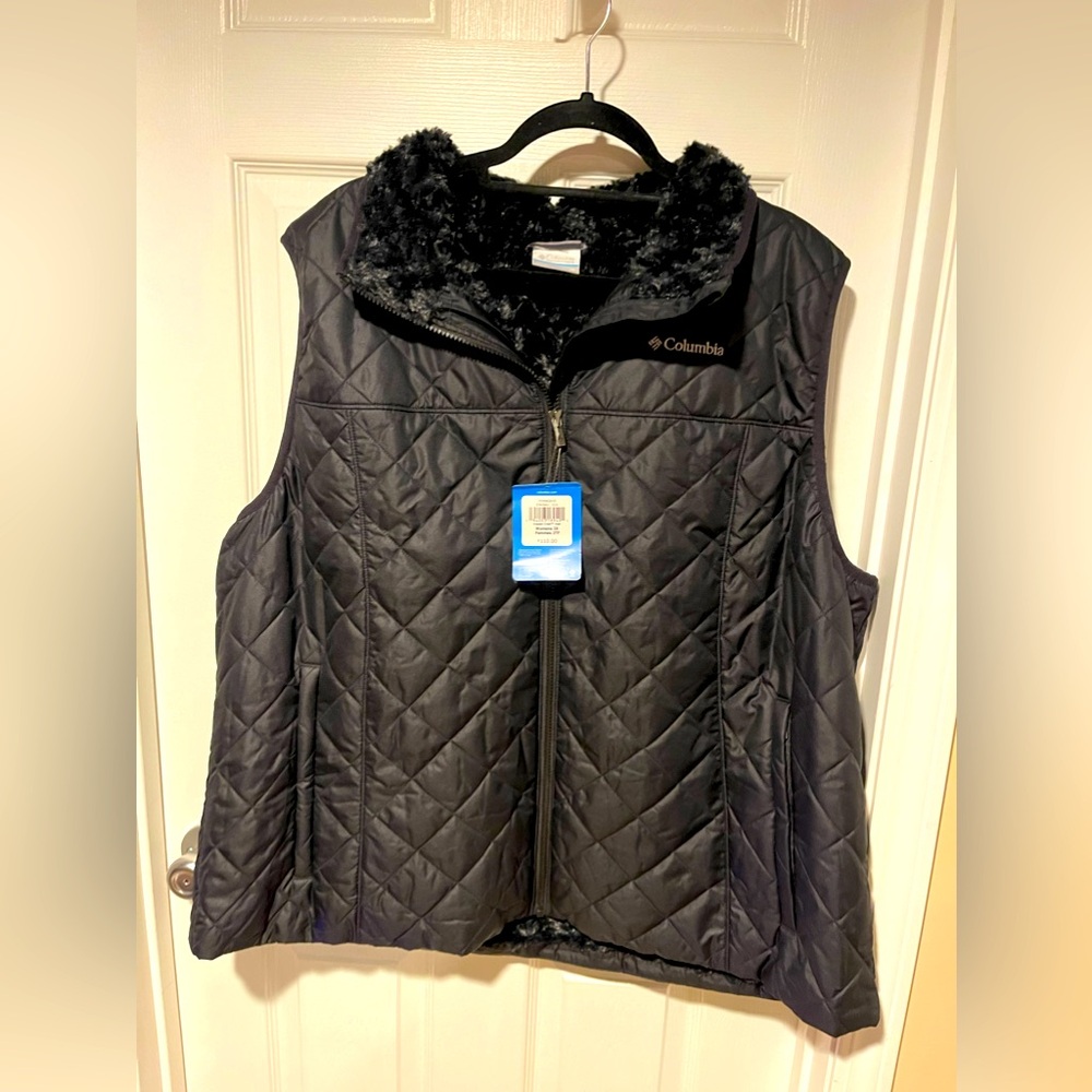 NWT Columbia Copper Creat Vest Black 3X